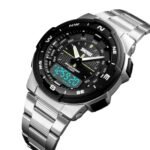 Skmei - 1370 - Navitech Dual Display Watch - Silver