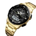 Skmei - 1370 - Navitech Dual Display Watch - Gold