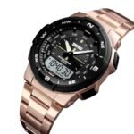 Skmei - 1370 - Navitech Dual Display Watch - RoseGold
