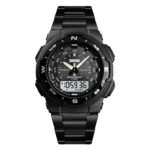 Skmei - 1370 - Navitech Dual Display Watch - Black/White - Image 2