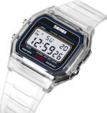 Skmei - 2056 - Women Neon Clear Digital Watch - White - Image 4