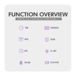 Skmei - 2056 - Women Neon Clear Digital Watch - White - Image 7