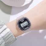 Skmei - 2056 - Women Neon Clear Digital Watch - White - Image 3