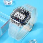 Skmei - 2056 - Women Neon Clear Digital Watch - White - Image 6