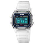 Skmei - 2056 - Women Neon Clear Digital Watch - White - Image 5
