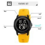 Skmei - 2218 - Active Day Digital Watch - Yellow - Image 3
