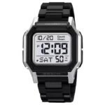 Skmei - 2264 - Multifunctional Sport Watch - Black/Silver-White - Image 3