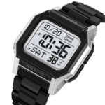 Skmei - 2264 - Multifunctional Sport Watch - Black/Silver-White