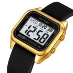 Skmei - 2496 - Digital LED Waterproof Watch - Gold/Black