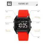 Skmei - 2496 - Digital LED Waterproof Watch - Black/Red - Image 4