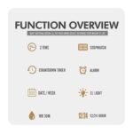 Skmei - 2496 - Digital LED Waterproof Watch - Black/Red - Image 5