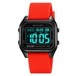 Skmei - 2496 - Digital LED Waterproof Watch - Black/Red - Image 2