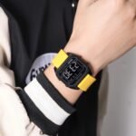 Skmei - 2496 - Digital LED Waterproof Watch - Black/Yellow - Image 3