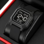 Skmei - 2558 - Minimal Time Digital Watch - Black/Black - Image 2