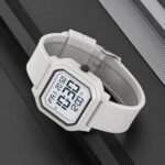Skmei - 2558 - Minimal Time Digital Watch - Grey - Image 2
