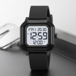 Skmei - 2558 - Minimal Time Digital Watch - Black/White - Image 2