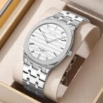 Skmei 9372 Imperial Time Quartz Watch - Silver/Silver - Image 2