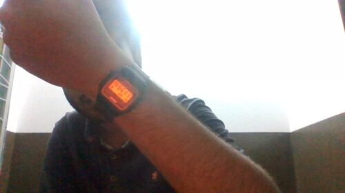 Skmei - 2056 - Women Neon Clear Digital Watch - White/Black photo review