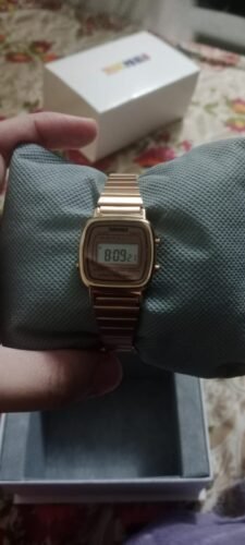 Skmei - 1901 - Women Minimal Square Watch - RoseGold-Steel photo review