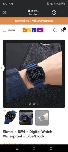 Skmei - 2264 - Multifunctional Sport Watch - Black/Black photo review