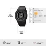 Skmei 2048 Digital Sports Watch - Black/black - Image 6