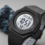 Skmei 2048 Digital Sports Watch - black/white - Image 3