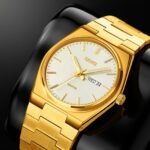 Skmei 9288 Business Class Luxury Watch - Gold/silver - Image 3