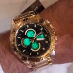 SKMEI 2593 Heavy Duty Digital Chronograph Sports Watch - gold photo review