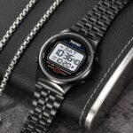 SKMEI 1882 Classic Round Digital Watch - Black/white - Image 2