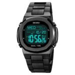 SKMEI 2004 Digital Chronograph Countdown Timer Watch - Black/black - Image 4