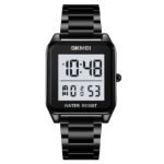 SKMEI 2154 Rectangle Digital Sports Wristwatch - black/white