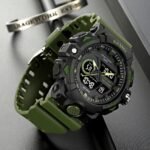 SKMEI 2225 Military Style 3 Time Zone Sports Watch - armygreen - Image 2