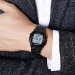 SKMEI 2239 Square Digital Countdown Timer Watch - black - Image 4