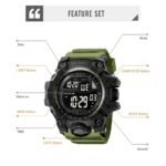 SKMEI 2245 Military Style Digital Sports Watch - armygreen - Image 2
