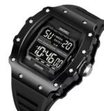 SKMEI 2296 Digital Sports Countdown Timer Watch - bright/black/black - Image 2