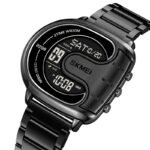 SKMEI 2298 Digital Chronograph Sports Wristwatch - Black/black - Image 2