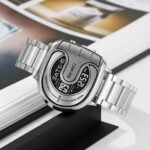 SKMEI 2298 Digital Chronograph Sports Wristwatch - silver/black - Image 3