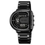 SKMEI 2298 Digital Chronograph Sports Wristwatch - Black/black