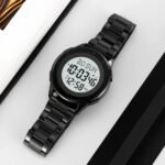 SKMEI 2302 Digital World Time Watch - black/white - Image 2