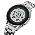 SKMEI 2302 Digital World Time Watch - silver/white