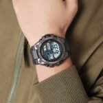 SKMEI 2318 Rugged Digital Sport Watch - black/white - Image 3