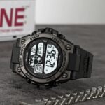 SKMEI 2318 Rugged Digital Sport Watch - black/white - Image 2