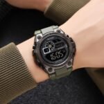SKMEI 2318 Rugged Digital Sport Watch - armygreen - Image 3