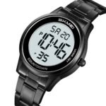 SKMEI 2425 Round Digital Countdown Watch - black/white