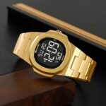 SKMEI 2428 Digital Casual Sports Watch - gold - Image 2
