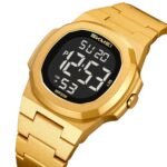 SKMEI 2428 Digital Casual Sports Watch - gold
