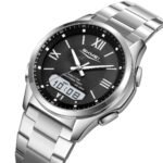 SKMEI 2459 Analog Digital World Time Sports Watch - silver/black