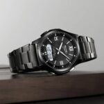 SKMEI 2459 Analog Digital World Time Sports Watch - black/black - Image 3