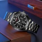 SKMEI 2503 Digital Tachymetre Countdown Timer Watch - black/black/black/steel - Image 4