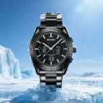 SKMEI 2503 Digital Tachymetre Countdown Timer Watch - black/black/black/steel - Image 2